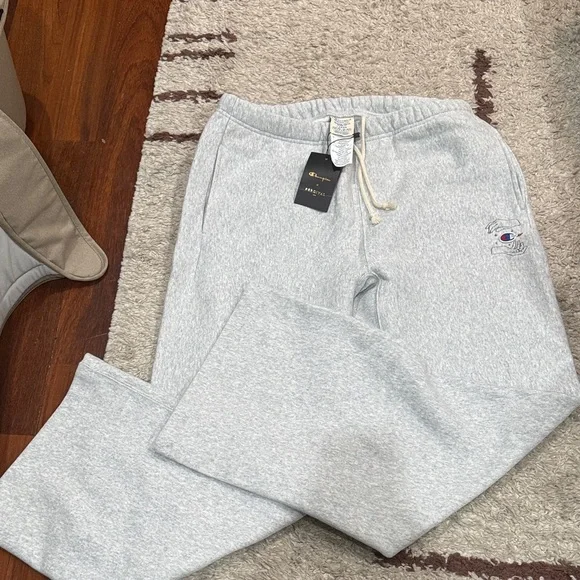 Champion Heather Gray Joggers with Logo - Picture 4 of 5